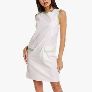 Brooks brothers pink and green pin stripe dress NWT $198 size 8